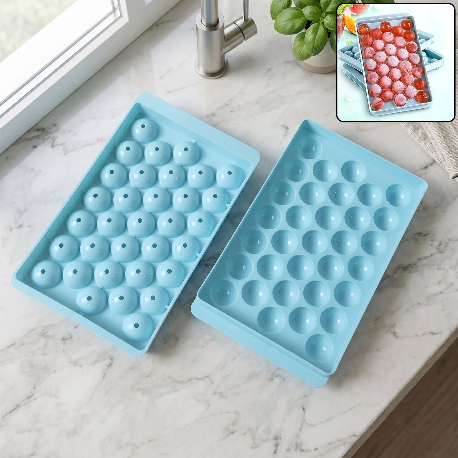 blue lightweight plastic lollipop maker