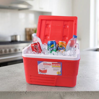 leak resistant portable ice cooler container