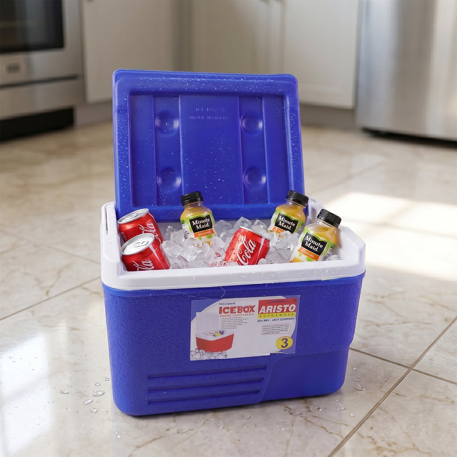 strong insulated food storage ice box