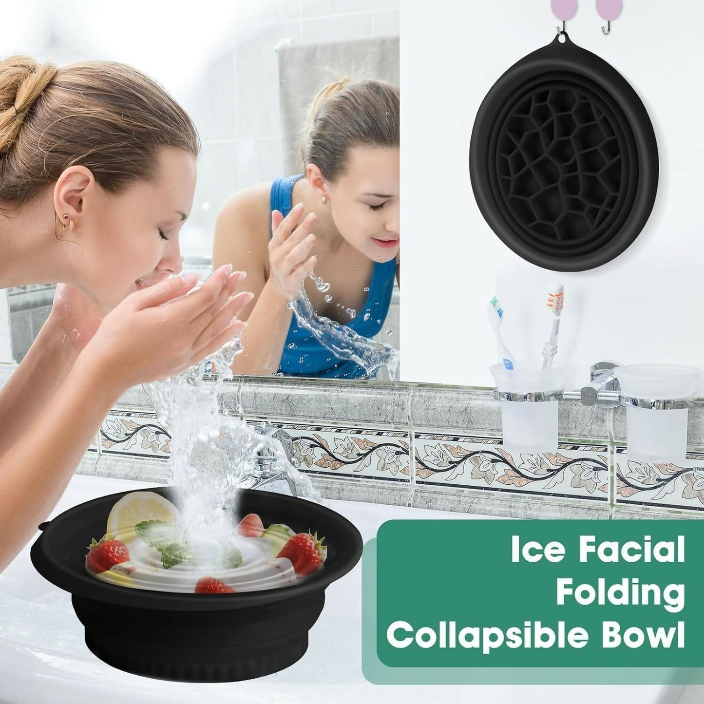  Silicone Face Ice Bowl - feature