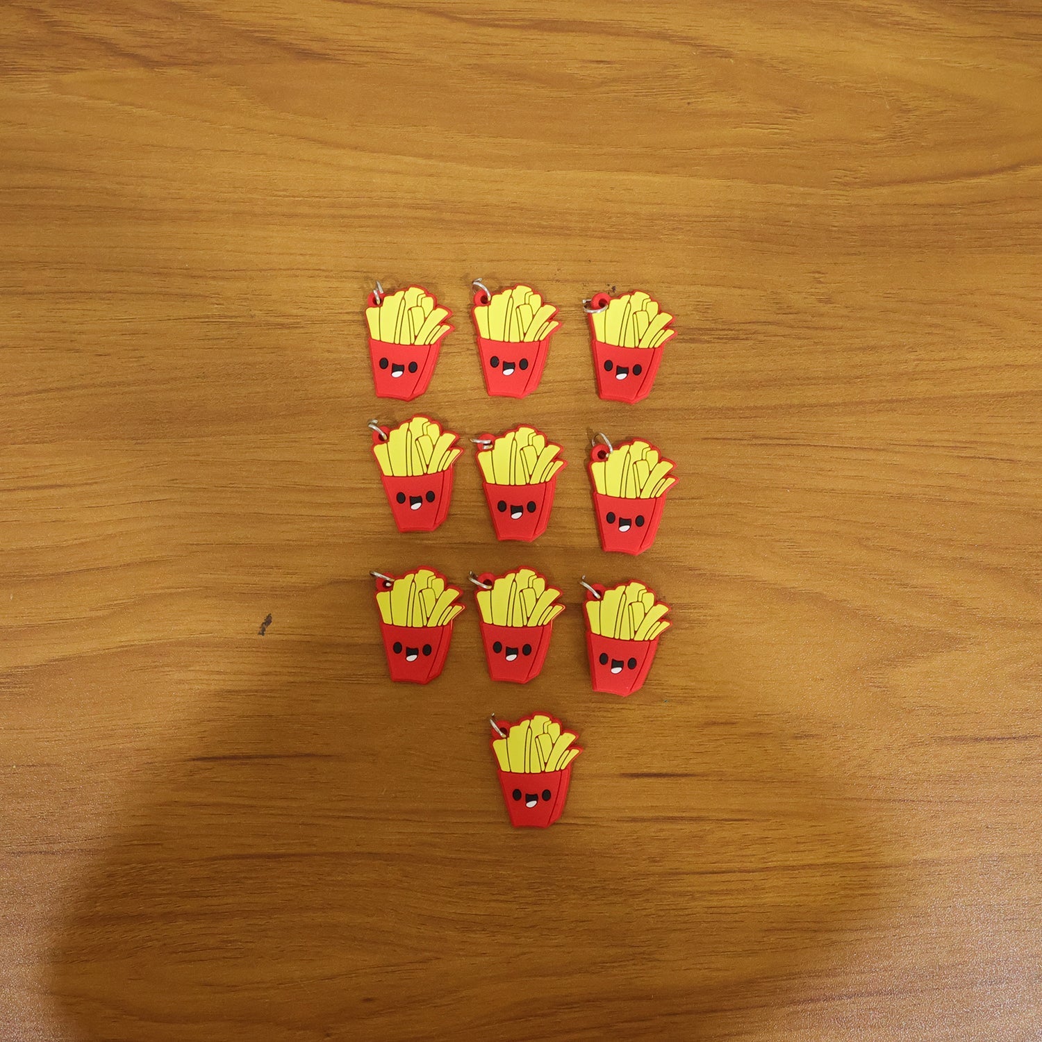 cute snack keychain charm