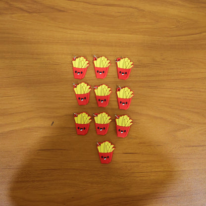 cute snack keychain charm