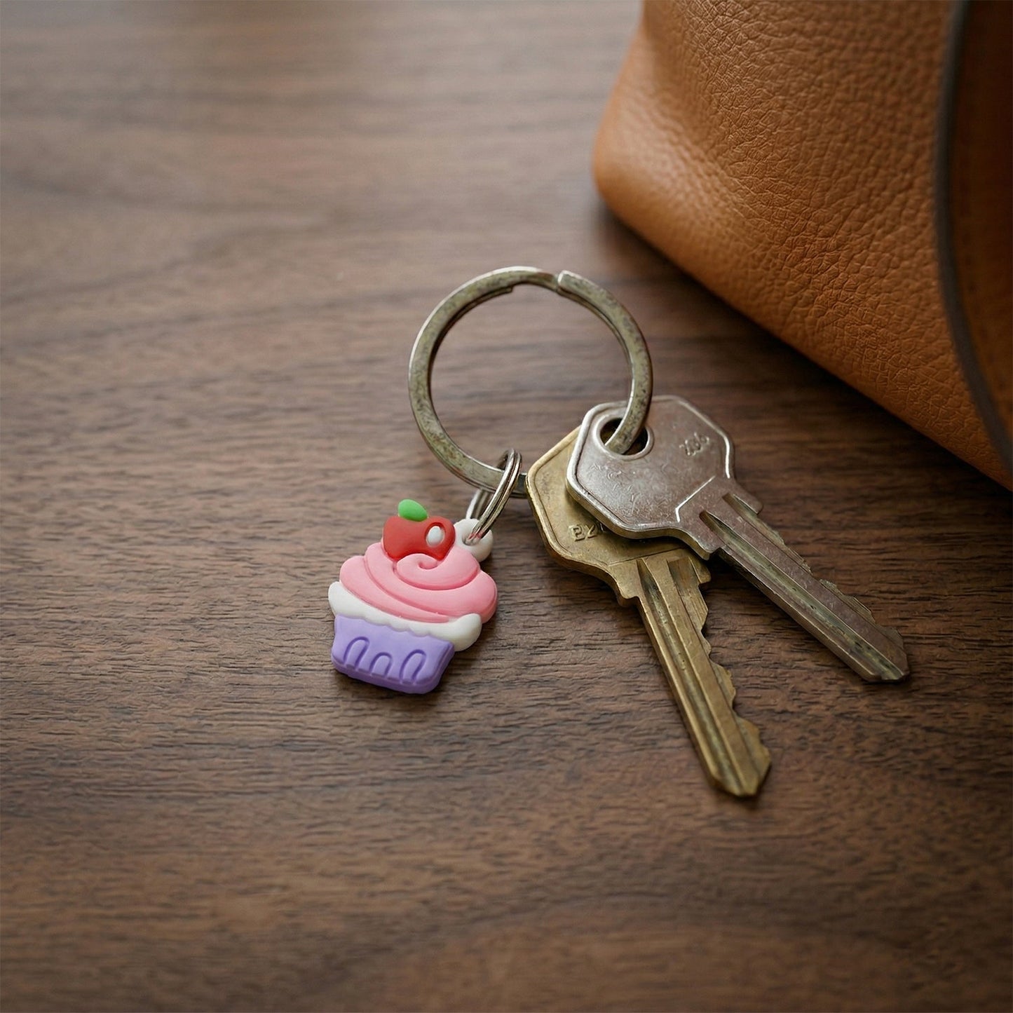cute dessert keyring charms