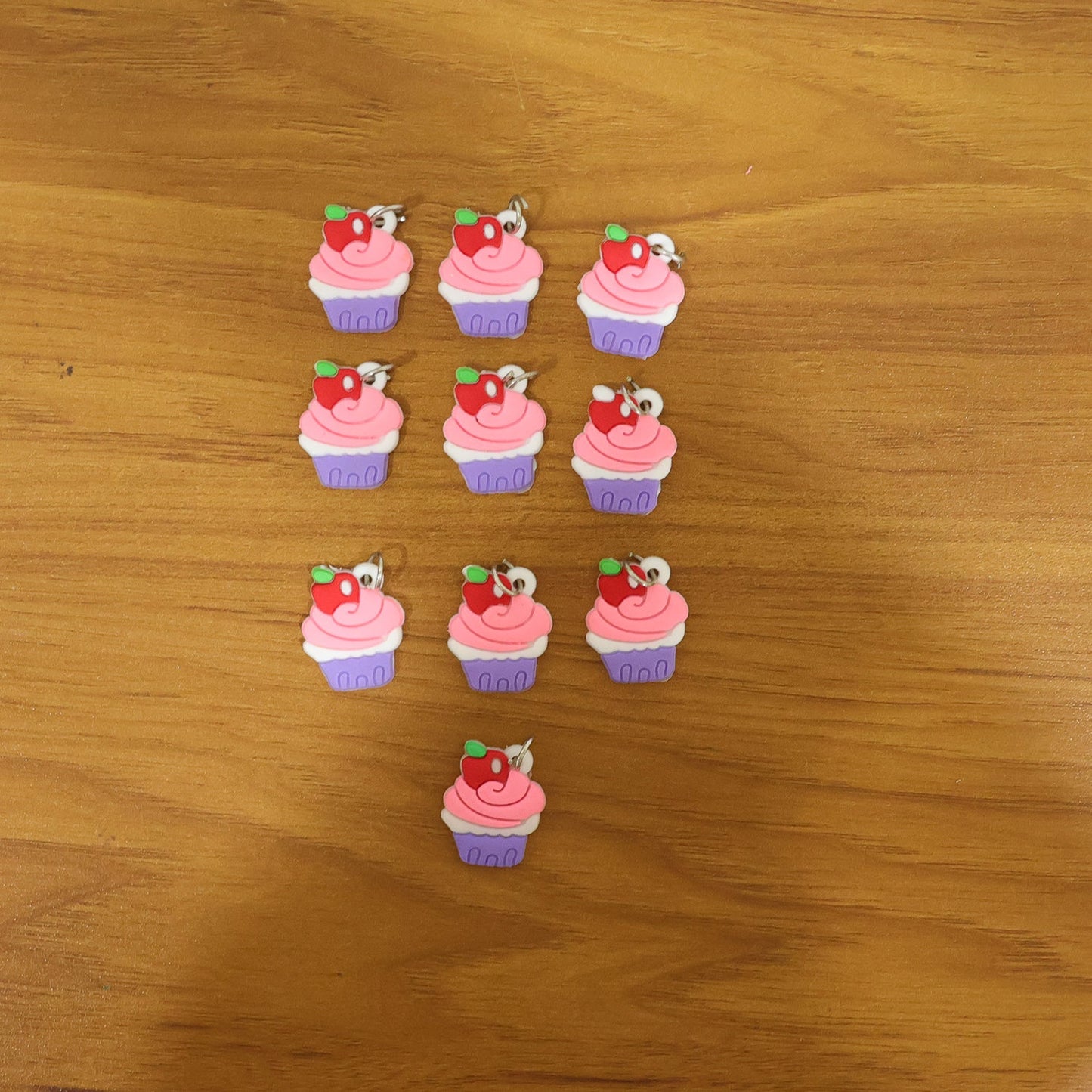 cupcake bag charm accessories