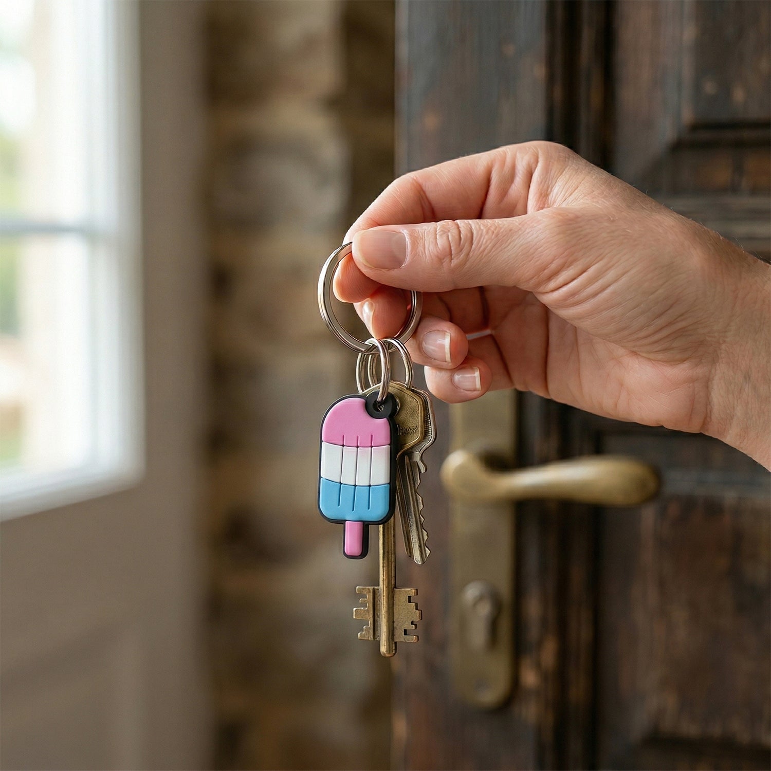 Popsicle Ice Cream Keychain
