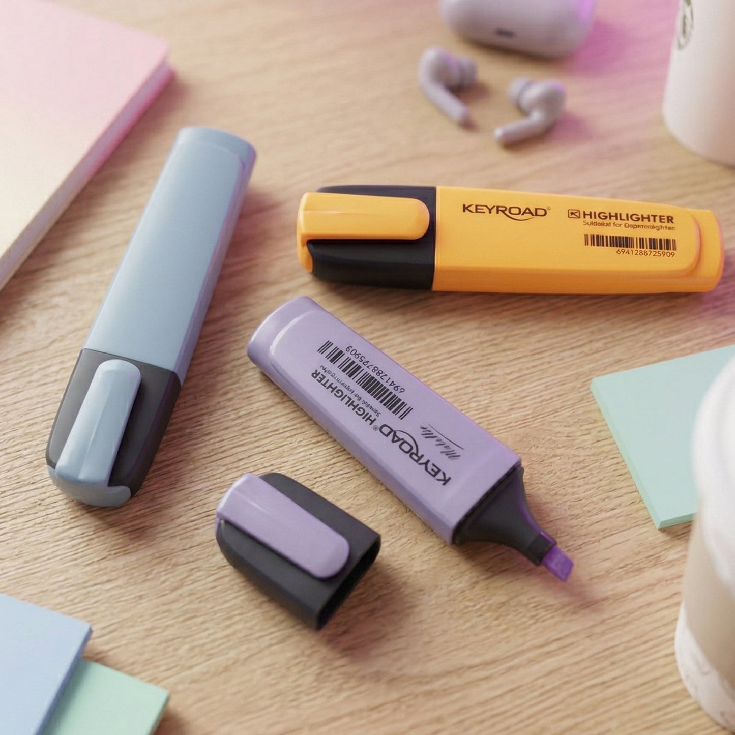 colorful marker highlighter set
