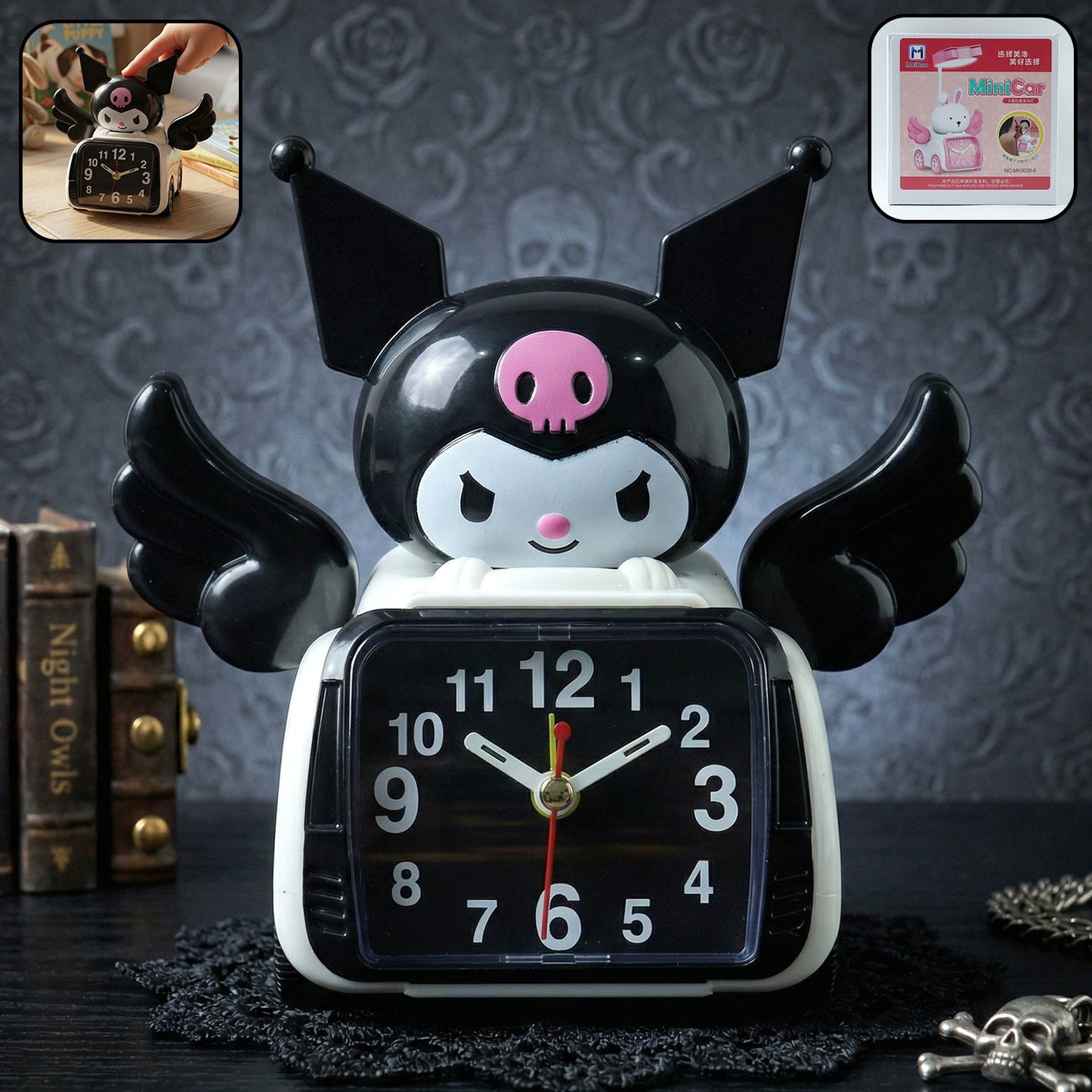 Cute cartoon table alarm clock