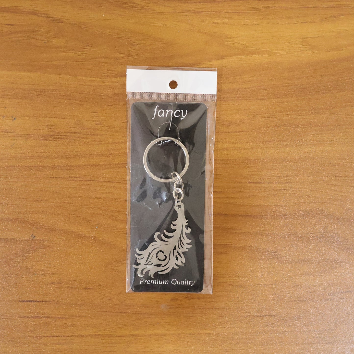 decorative feather keychain