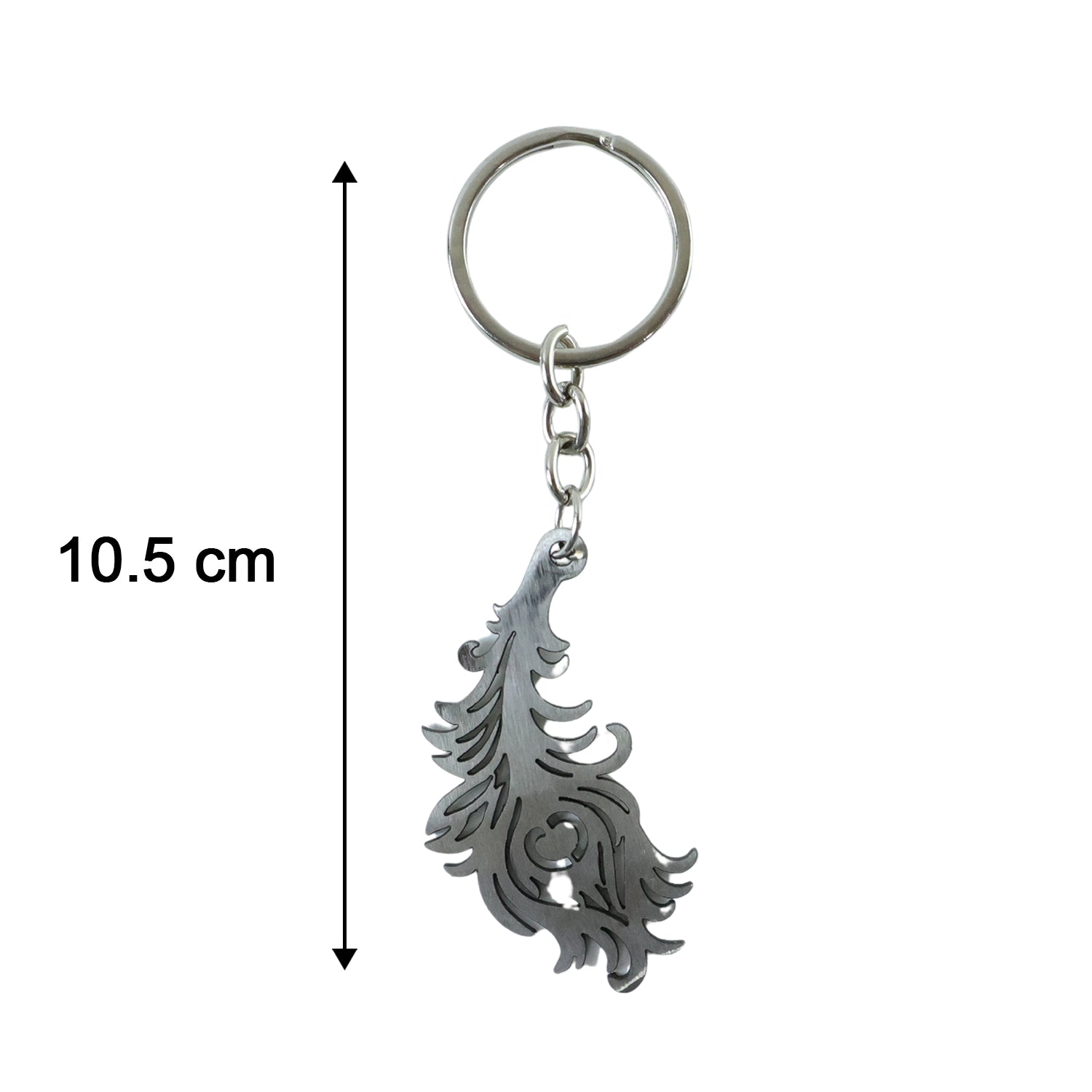 peacock feather key holder
