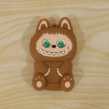 stylish cartoon character keychain pouch accessory