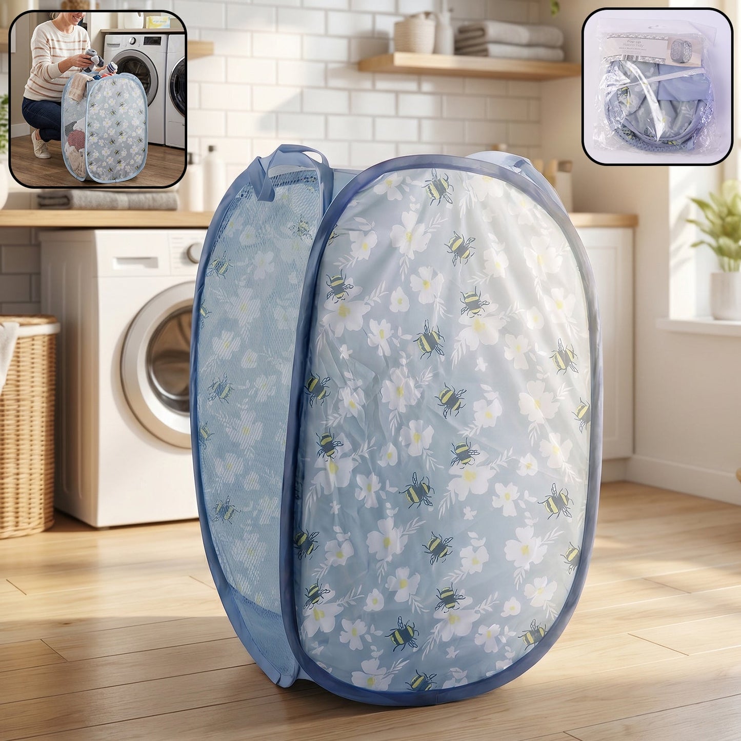 Stylish mesh laundry bag