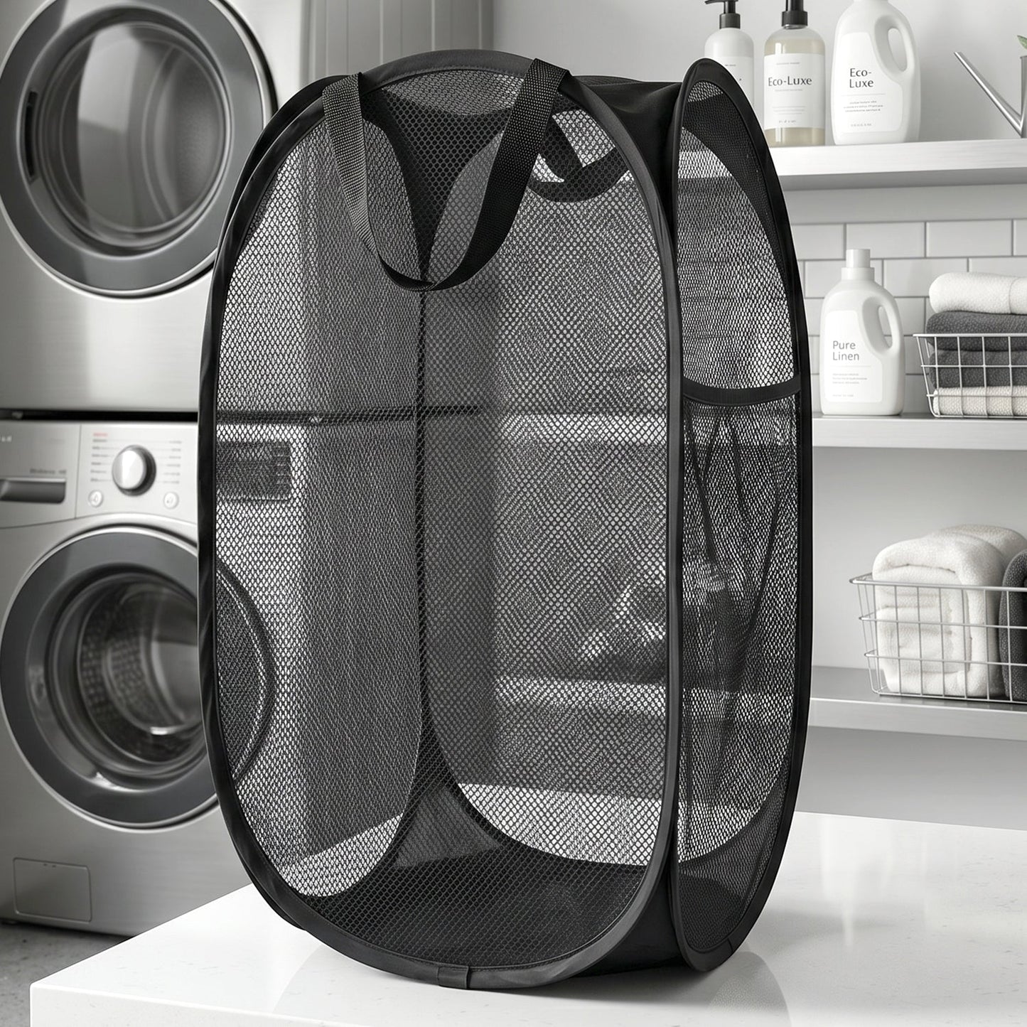 home laundry storage basket