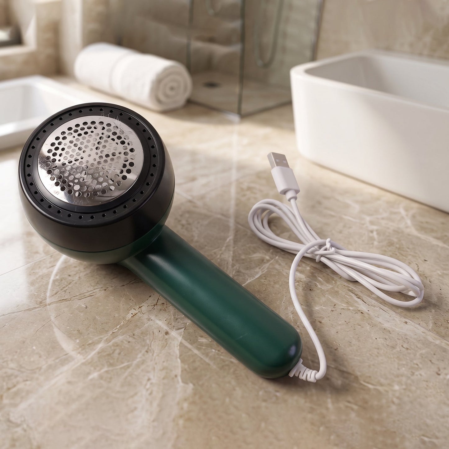 Electric Lint Remover with Cleaning Brush (1 Pc)