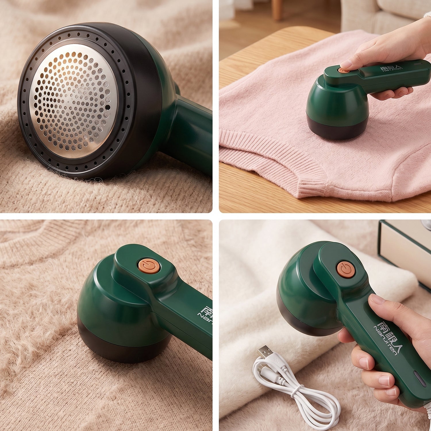Rechargeable Fabric Defuzzer with USB