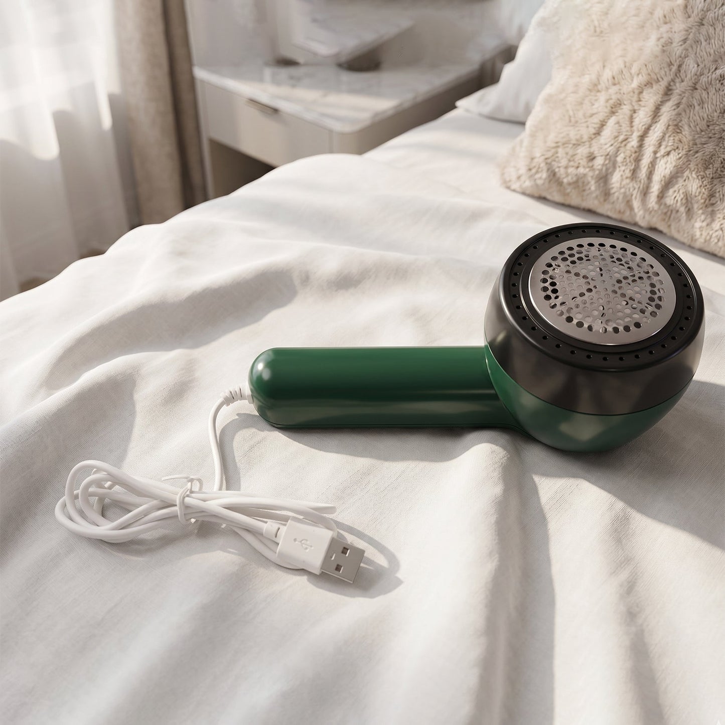 USB Powered Fabric Lint Remover Sweater Fuzz Cleaner (1 Pc)