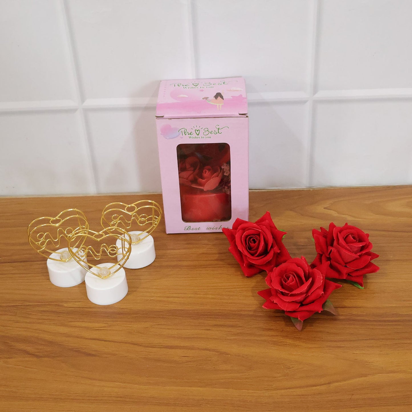 Romantic Heart Love Decorative Gift Set (1 Set)