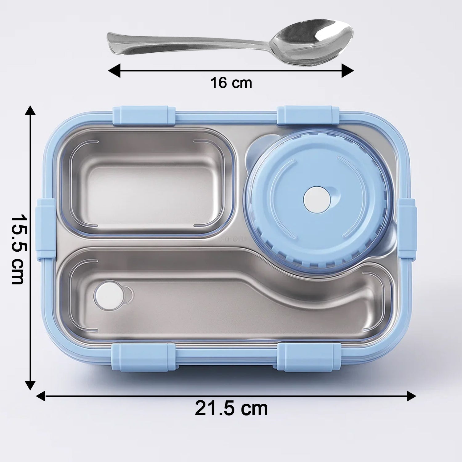  Stainless Steel Compartment Lunch Box - specs