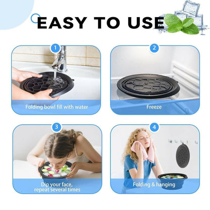  Silicone Face Ice Bowl - angle