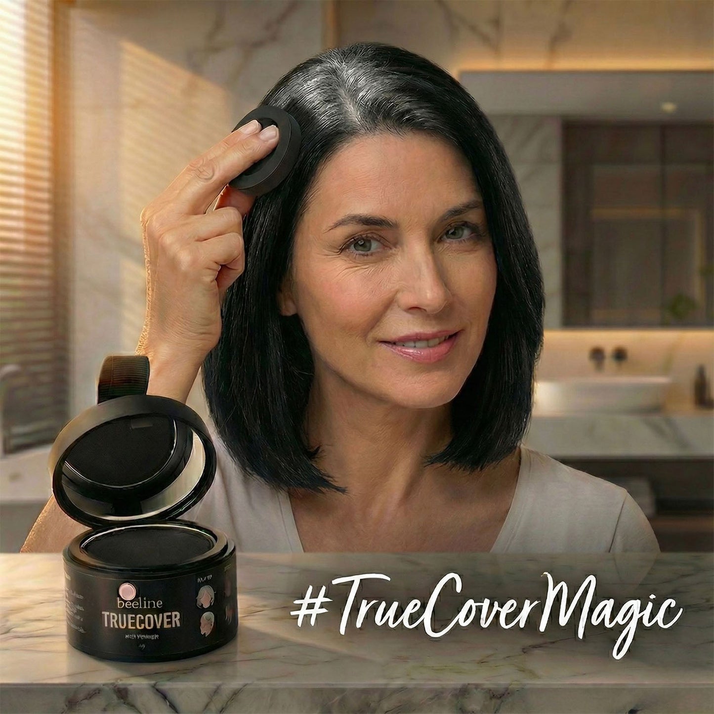 Magic Hairline Color Powder (1 Pc, 4 Black Color)