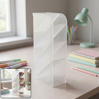 Plastic Multi-Storage Holder – 1 Pc, Perfect for Storing Pens, Markers