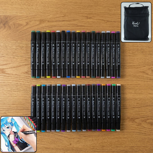 36 color sketch markers