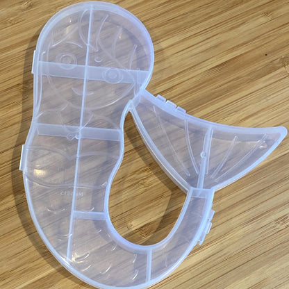 Mermaid plastic storage box back view India