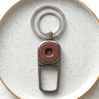 Premium Metal Key Holder with Secure and Stylish Keychain (1 Pc)