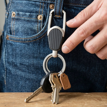 Premium Metal Key Holder Keychain 1 Pc