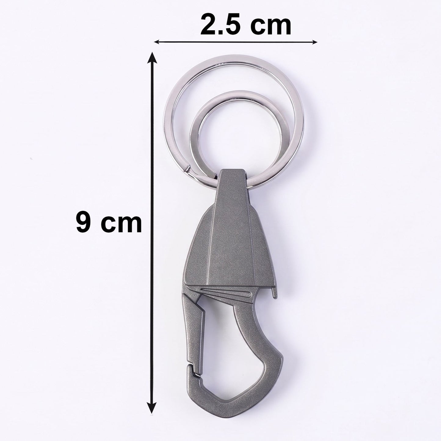 Premium Heavy Duty Metal Key Holder Clip Keychain 1 Pc
