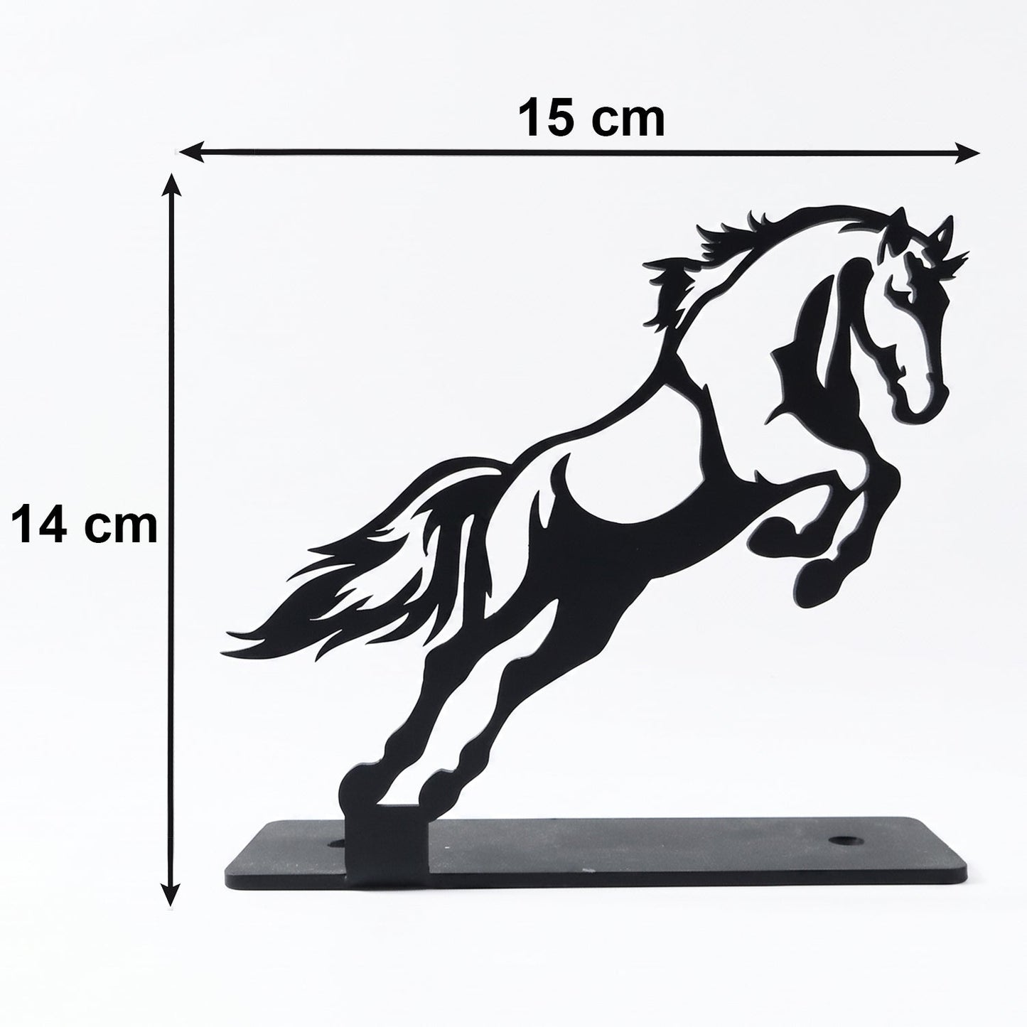 modern metal horse ornament