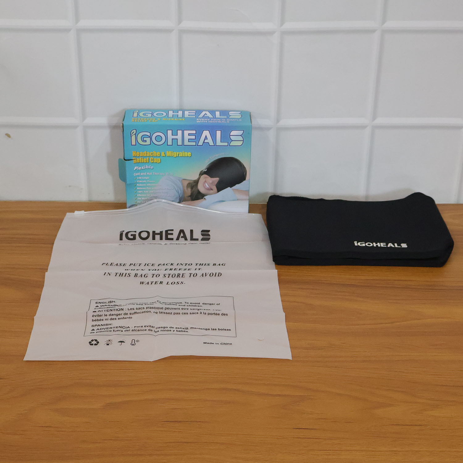 Migraine relief cap