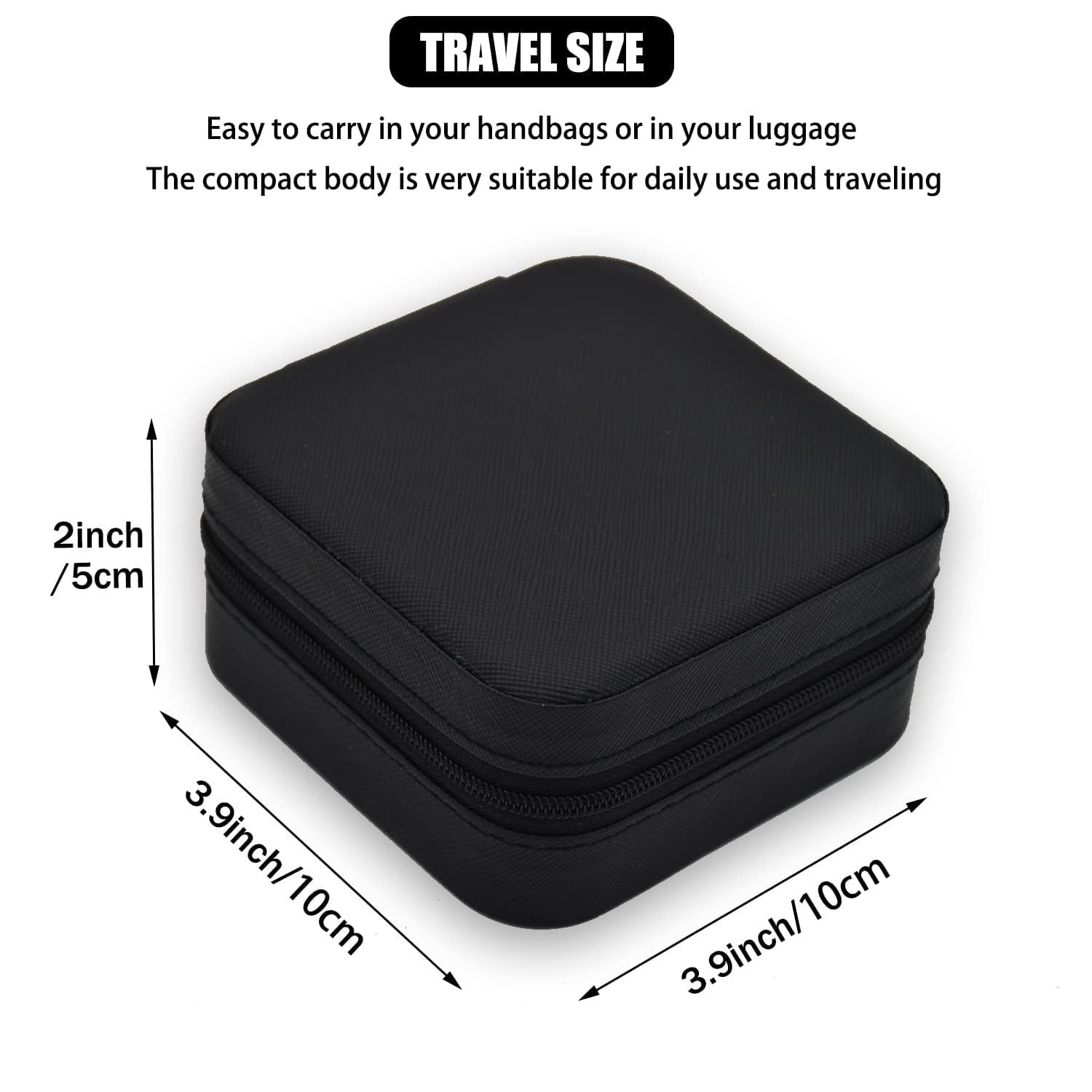 Leather jewellery travel organizer box full view India