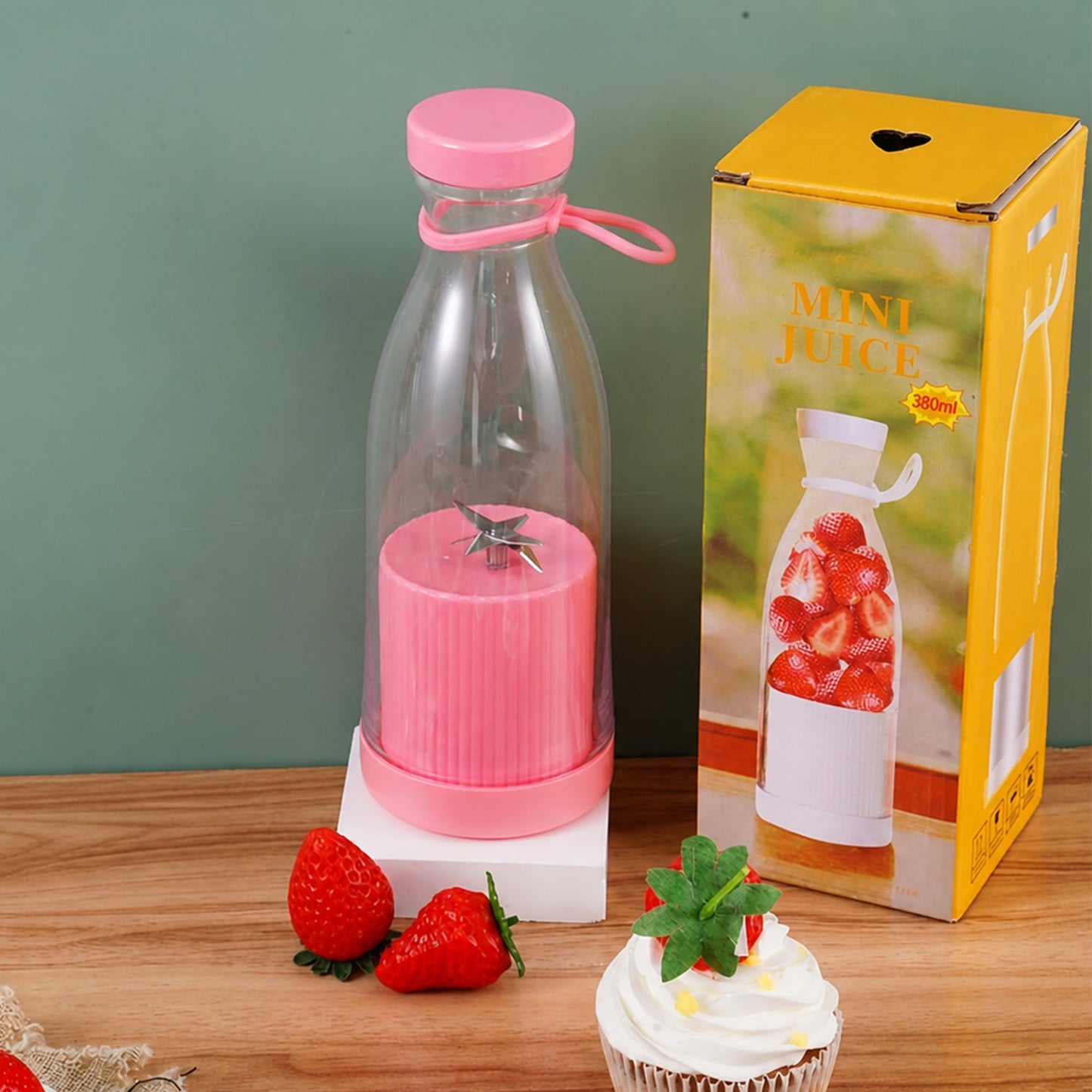 Portable Electric Juicer Blender Bottle 380 ML