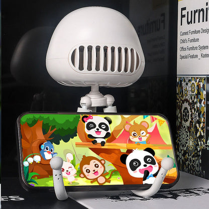 USB fan with projector