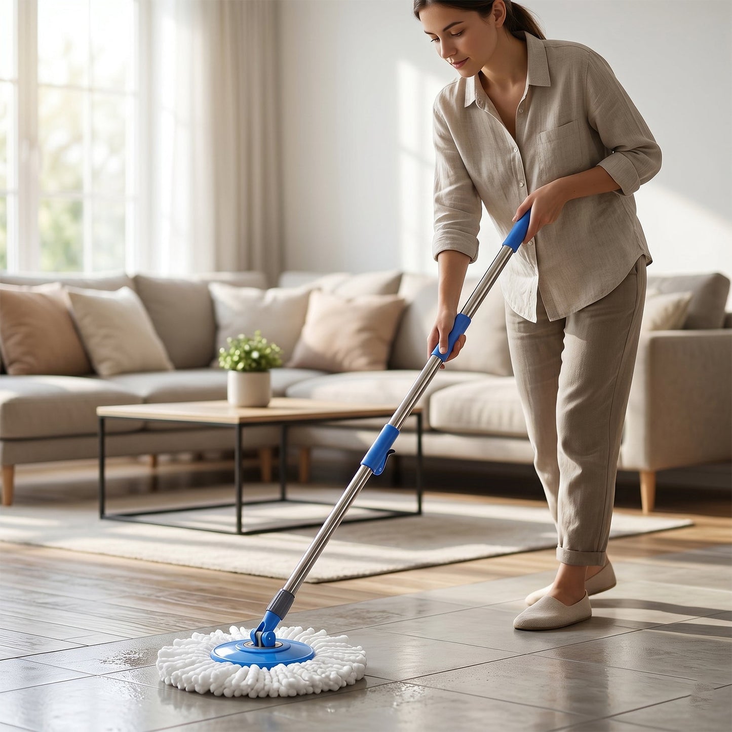 easy wring 360 spin mop bucket cleanet