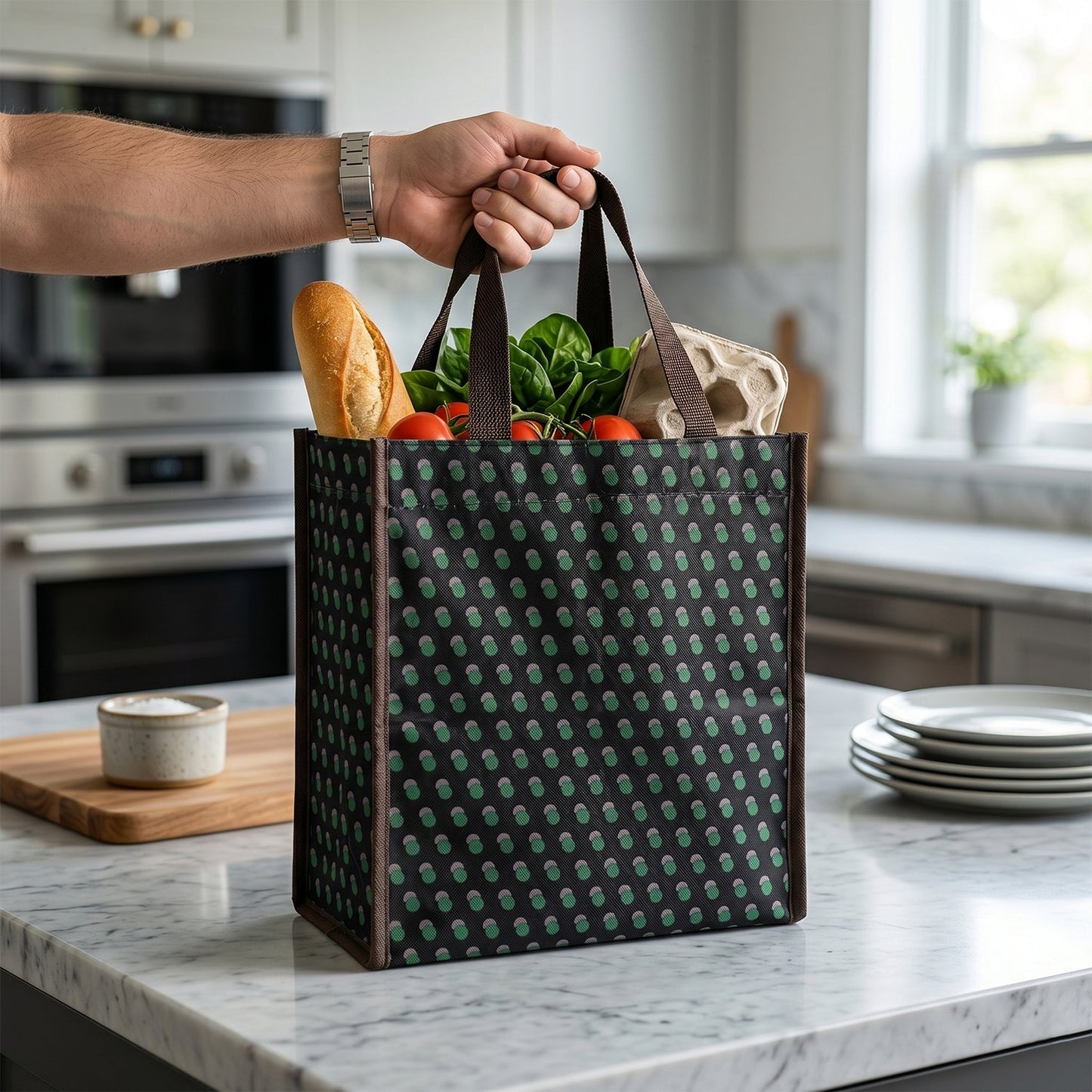 reusable shopping bag for home and travel