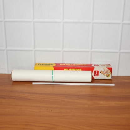 Freshee Multipurpose Grease-Proof & Non-Stick Food Paper Roll — 300 mm × 5 meter