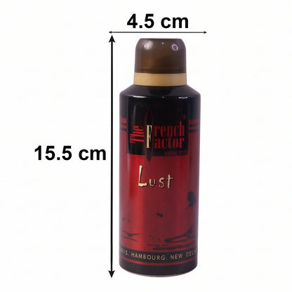 French Factor Lust Red Deodorant Body Spray (1 Pc, 150 ML)