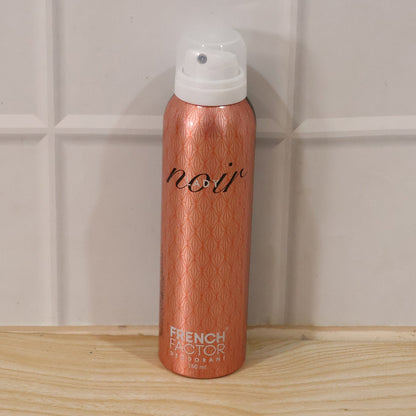 French Factor Lady & man Noir Deodorant Body Spray (1 Pc, 150 ML)