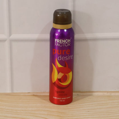 French Factor Pure Desire Perfumed Body Spray (1 Pc, 150 ML)