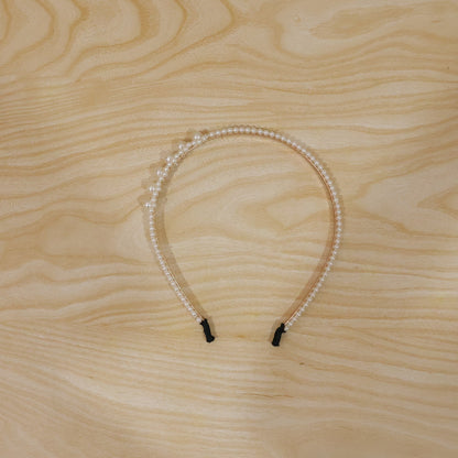 Pearl Beaded Designer Hairband for Women Stylish Headband (1 Pc)