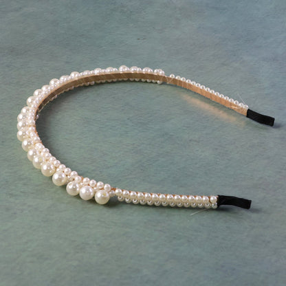 Elegant Pearl Studded Hairband for Women Daily Wear Headband (1 Pc)