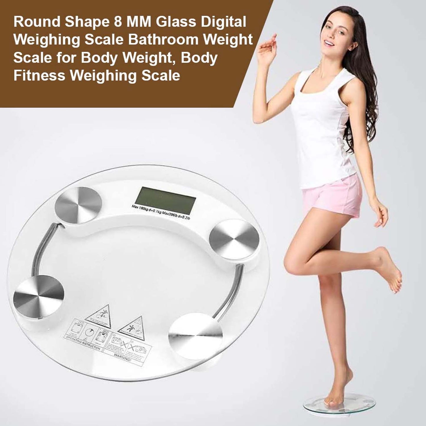 Digital Personal Body Weight Scale (1 Pc)