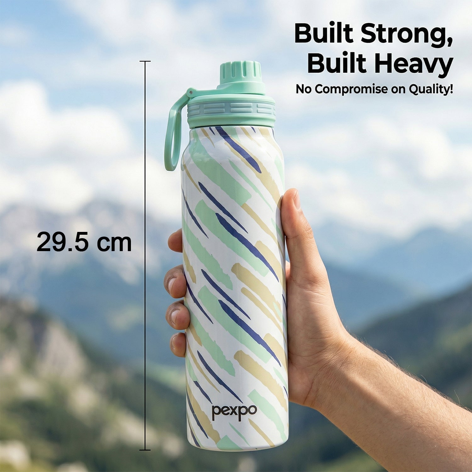 reusable steel water bottle