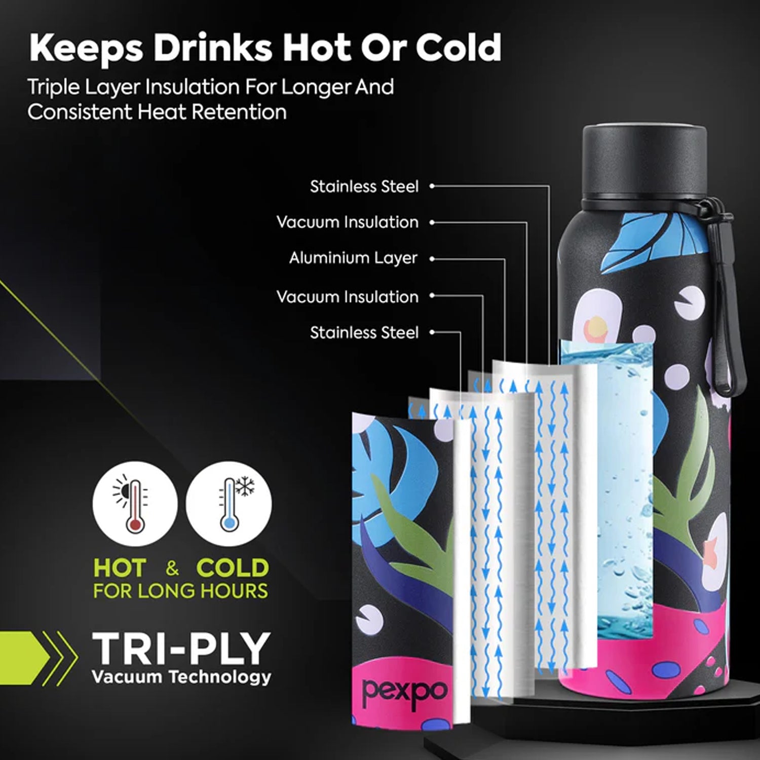 reusable steel bottle printed