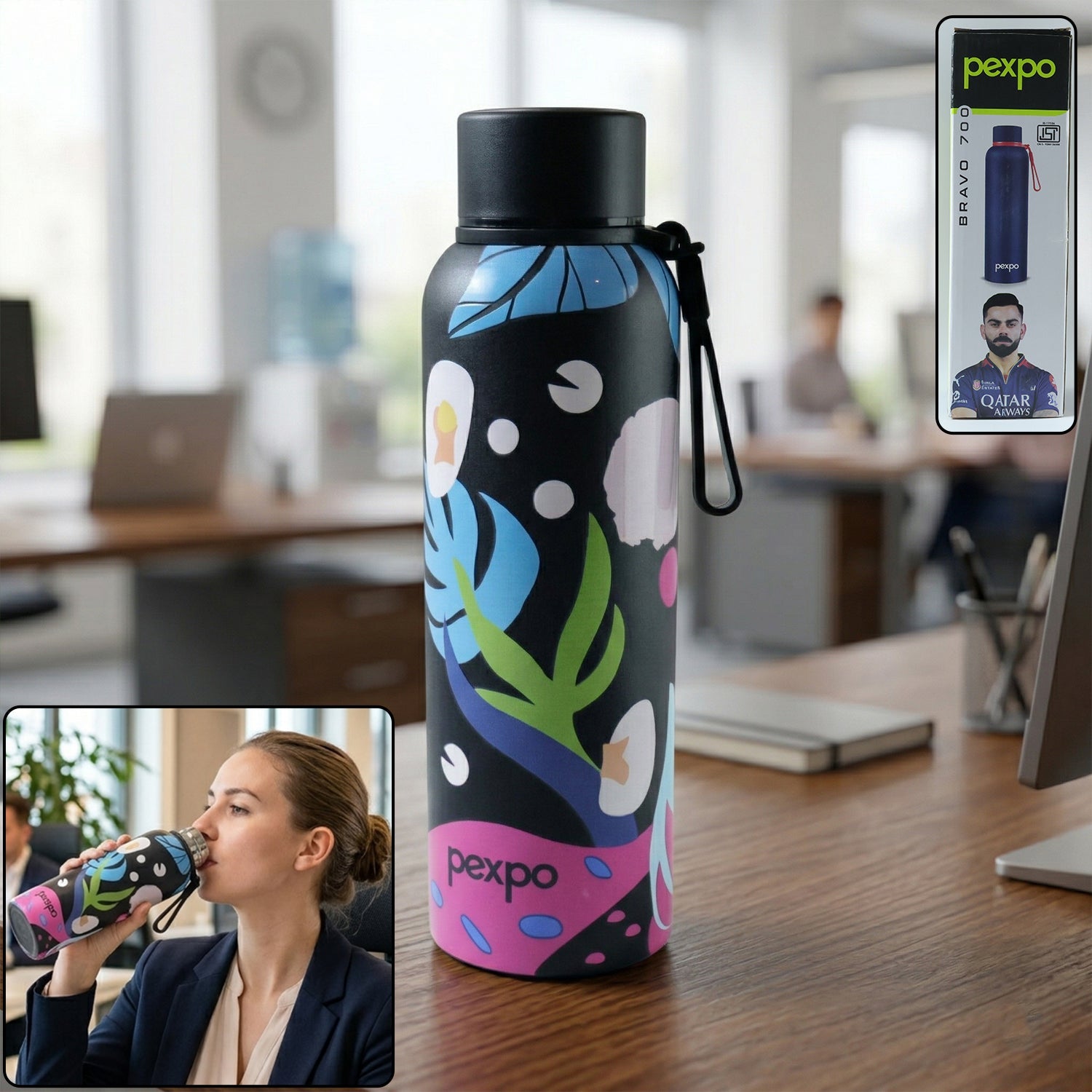 printed stainless steel bottle