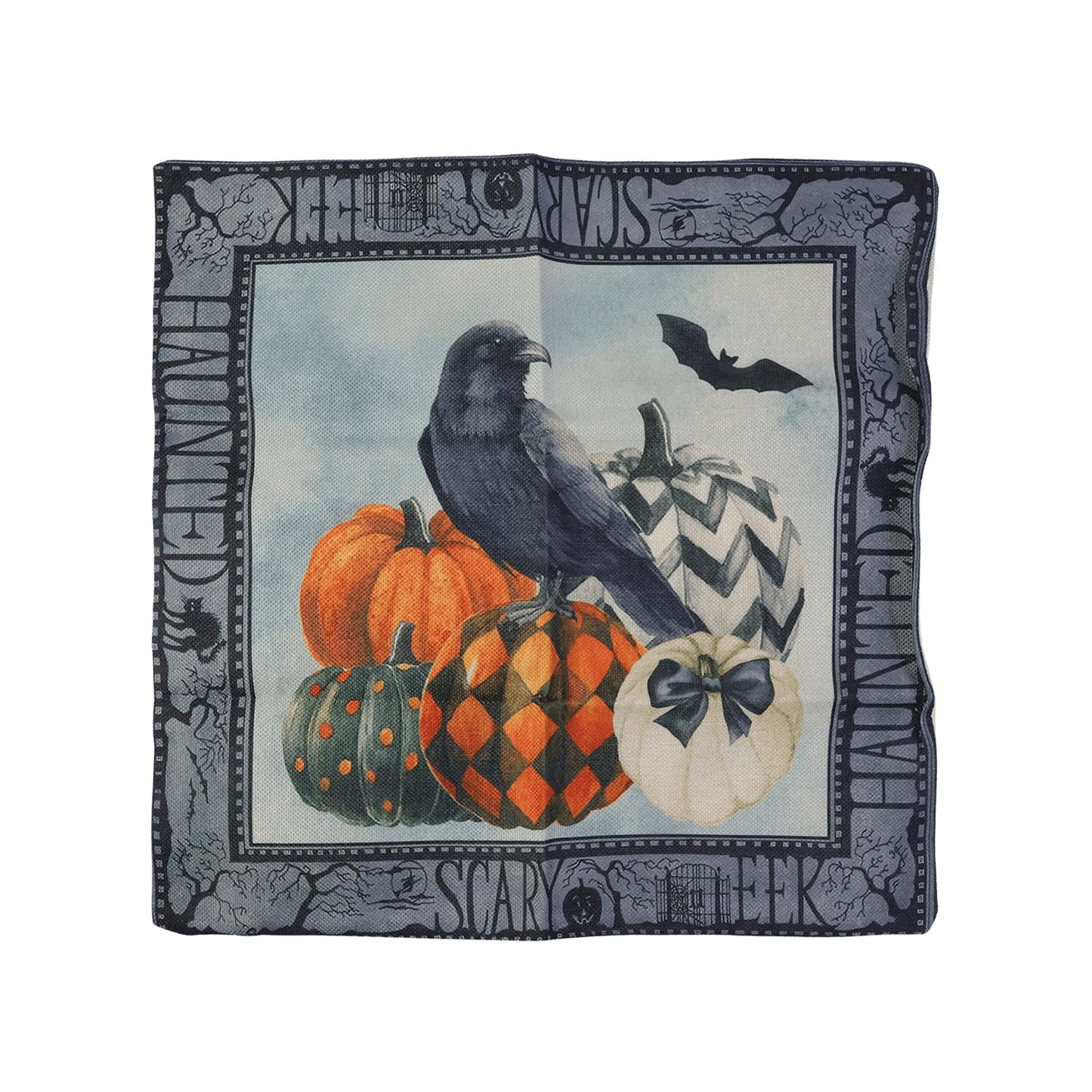 square printed pillow cover for sofa