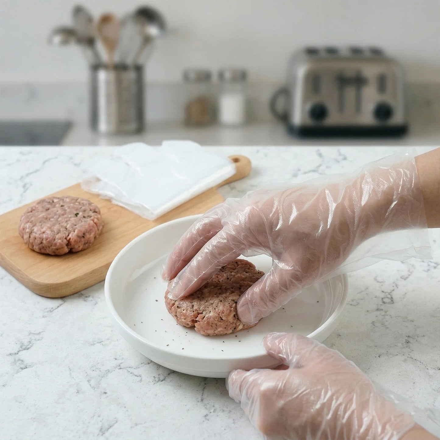 Premium Quality Disposable Gloves for Kitchen and Household Use (100 Pc)