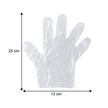 Disposable Small Plastic Gloves (100 Pc)