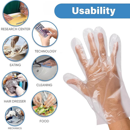 High-Quality Disposable Gloves (100 Pc)